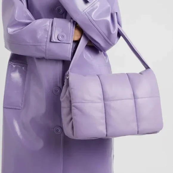 STAND STUDIO Purple Wanda Clutch Bag NEW With Tags - Picture 2 of 6